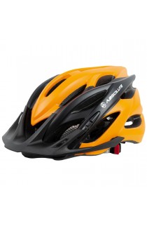 Capacete Absolute Wild c/Sinalizador Preto/Laranja