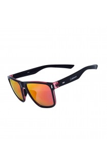 Óculos Elleven Casual XQ488 Preto c/Lente Vermelha