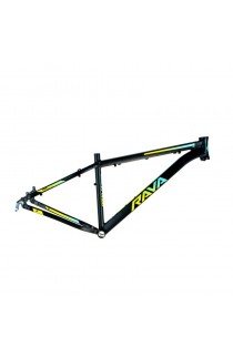 Quadro MTB 29 Rava Pressure Pto/Amarelo