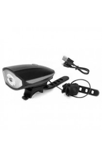 Farol Dianteiro Bing GB-7588 Recarregavel USB c/Buzina