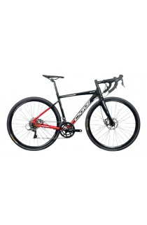 Bicicleta Oggi Velloce (LSS) Claris 2026 Preta/Vermelha