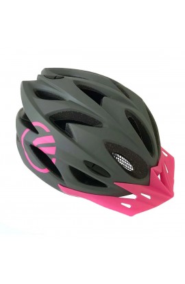 Capacete MTB Elleven Cinza/Rosa