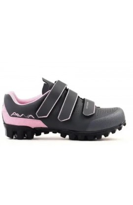 Sapatilha AVVA Feminina MTB Cinza/Rosa