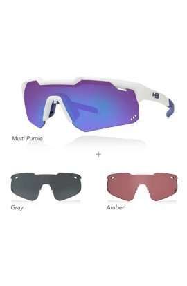 Óculos HB Shield Evo M + Lentes Extras Purple Gray Amber