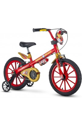 Bicicleta Infantil Aro16 Nathor Homen de Ferro Marvel
